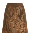 Etro Mini Skirt With Metallic Print In Brown