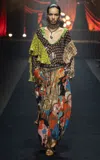Etro Metallic Silk Balloon Pants In Multi