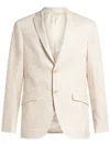 Etro Patterned Blazer With Pockets And Lapel In Neutrals
