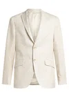Etro Patterned Blazer With Pockets And Lapel In Neutrals