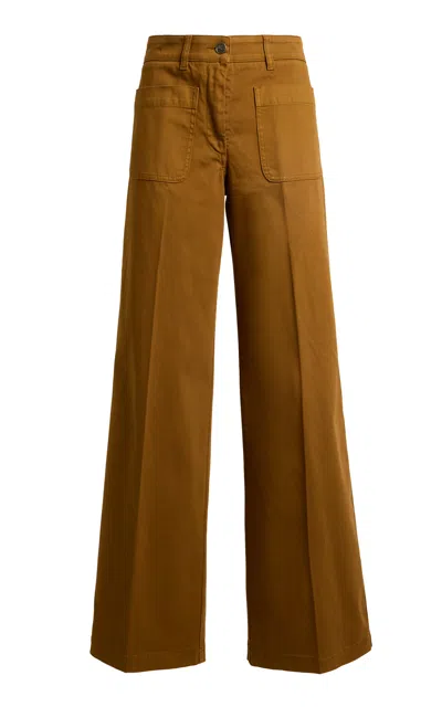 Etro Mid-rise Denim Wide-leg Jeans In Neutral
