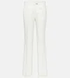 Etro Tailored White Trousers With Flared Hem In White