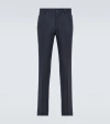 ETRO MID-RISE LINEN TAPERED PANTS