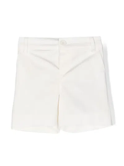Etro Babies' Mid-rise Straight-leg Shorts In White