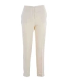 Etro High-waisted Trousers In White