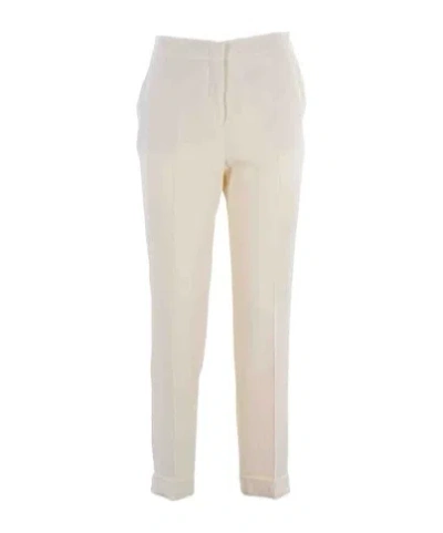 ETRO ETRO MID-RISE TAILORED CADY CIGARETTE TROUSERS