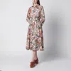 Etro Belted Paisley-print Cotton-voile Midi Shirt Dress In Multi