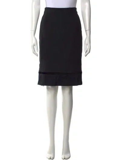 Pre-owned Etro Midi Length Skirt In Grey