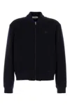 Etro Wool Bomber Jacket In Blue