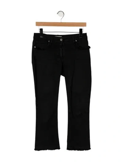 Pre-owned Etro Mid-rise Straight Leg Jeans In Black