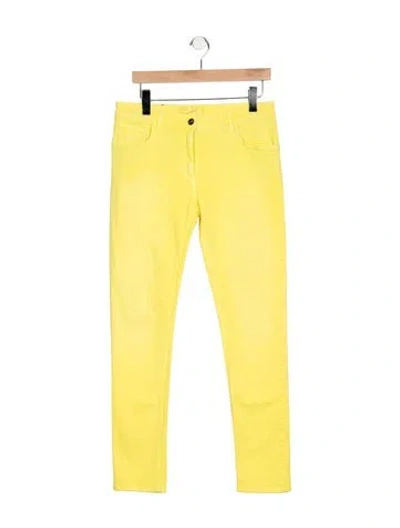 Pre-owned Etro Mid-rise Straight Leg Jeans In Green