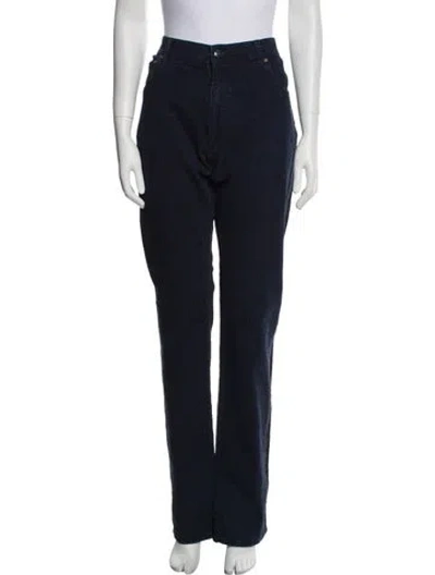 Pre-owned Etro Mid-rise Straight Leg Jeans W/ Tags In Blue