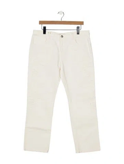 Pre-owned Etro Mid-rise Straight Leg Jeans W/ Tags In Neutrals