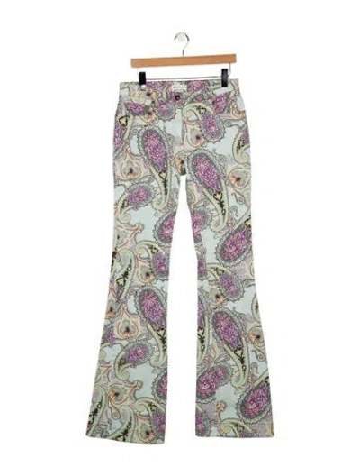 Pre-owned Etro Mid-rise Wide Leg Jeans W/ Tags In Blue