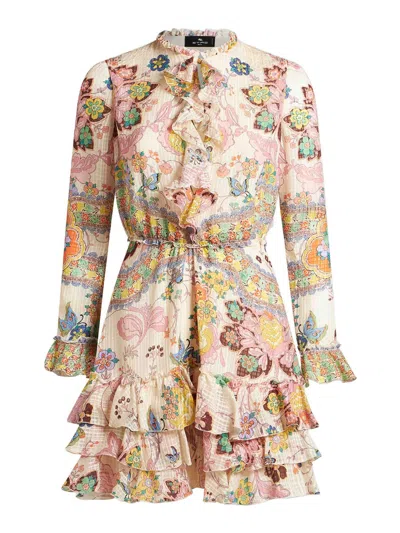 ETRO VESTIDO CORTO - MULTICOLOR