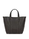 Etro Mini Leather Tote Bag In Black