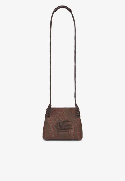 Etro Mini Libra Paisley Jacquard Shoulder Bag