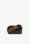 Etro Mini Paisley Jacquard Messenger Bag In Black