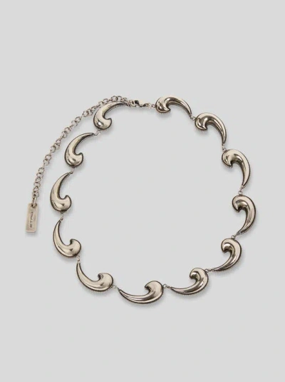 Etro , Mini Paisley Necklace, Damen, Silber