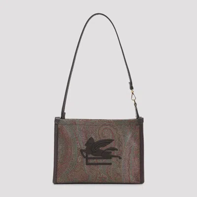 Etro Mini Pouch Handbag In Brown