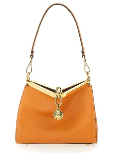 Etro Mini "sail" Bag In Orange