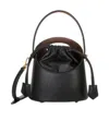 Etro Mini Saturno Bucket Shoulder Bag In Black