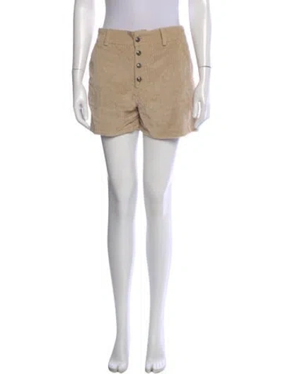 Pre-owned Etro Mini Shorts In Gold