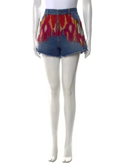 Pre-owned Etro Mini Shorts W/ Tags In Blue