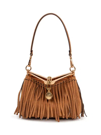 Etro Mini Shoulder Handbag In Brown