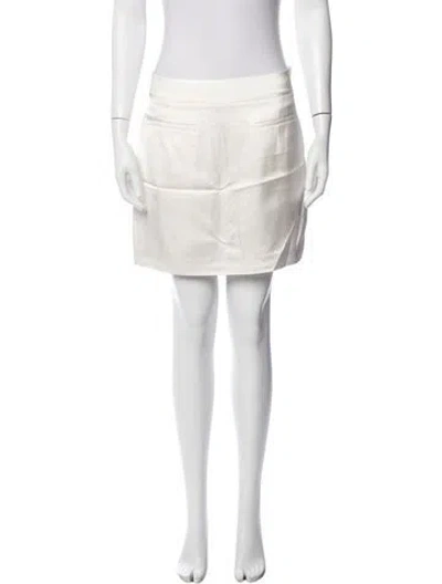 Pre-owned Etro Mini Skirt In Neutrals