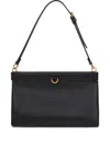 Etro Mini Talk Leather Shoulder Bag In Black