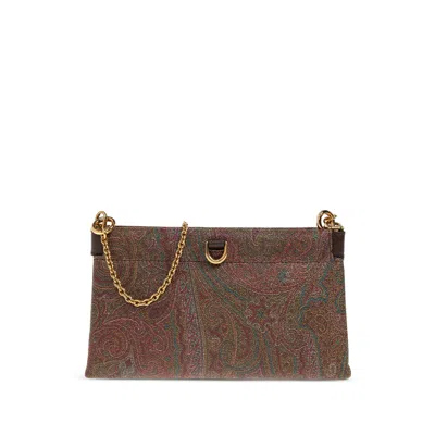 Etro Mini Talk Paisley Clutch Bag In Multi