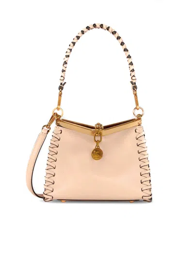 Etro Mini Vela Bag In Light Pink Leather