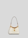 Etro Vela Mini Leather Shoulder Bag In White