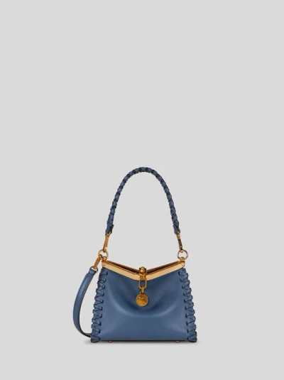 Etro Mini Vela Bag In Light Blue