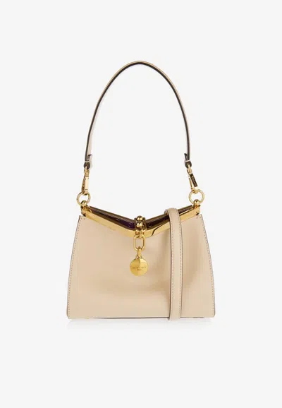 Etro Mini Vela Shoulder Bag In Beige