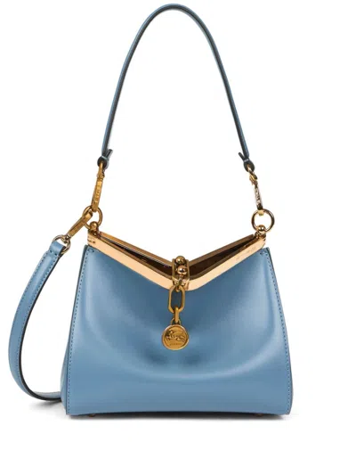 Etro Mini Vela Tote Bag In Blue