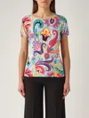 Etro Misto Seta Sweater In Multicolor