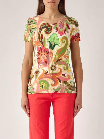 Etro Misto Seta Sweater In Fa01