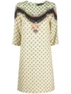 ETRO MIX-PRINT SHIFT DRESS