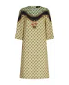 Etro Mix-print Shift Dress In Nude
