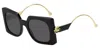 Etro Logo Mixed-media Square Sunglasses