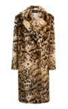 Etro Animal-printed Faux Fur Coat In Animal Print