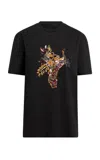 Etro Embroidered Cotton T-shirt In Black
