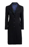 Etro Tailored Wool-blend Coat In Blue