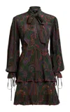 Etro Printed Knee-length Dress In Multi