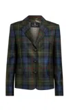 Etro Boxy Wool Blazer In Multi