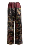 Etro Printed Wide-leg Pants In Multi