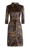 Etro Patterned Mini Dress In Multi
