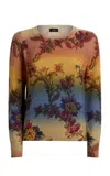 Etro Graphic Wool Sweater In Multi